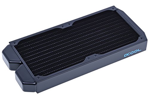 Alphacool 14157 NexXxoS ST30 Full Copper 240mm Radiator Wasserkühlung Radiatoren, Schwarz von Alphacool