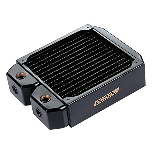 Alphacool 14168 NexXxoS XT45 Full Copper Radiator - CPU Wasserkühlung - 140mm, Kupfer / Schwarz von Alphacool