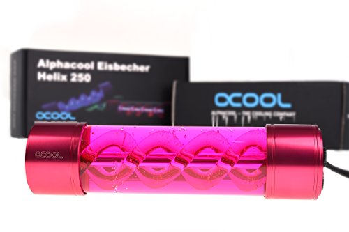 Alphacool 15300 Eisbecher Helix 250mm Ausgleichsbehälter - rot Wasserkühlung Ausgleichsbehälter von Alphacool