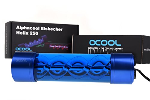 Alphacool 15304 Eisbecher Helix 250mm Ausgleichsbehälter - blau Wasserkühlung Ausgleichsbehälter von Alphacool