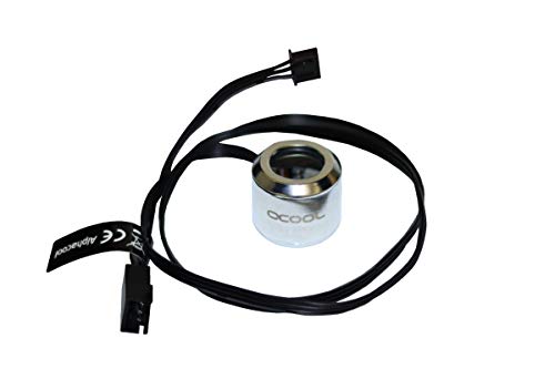 Alphacool 15364 Aurora HardTube LED Ring 13mm Chrome - Digital RGB Modding LEDs von Alphacool