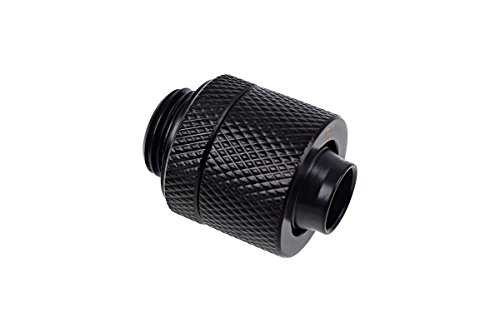 Alphacool 17226 Eiszapfen 13/10mm Anschraubtülle G1/4 - Deep Black Wasserkühlung Anschlüsse von Alphacool