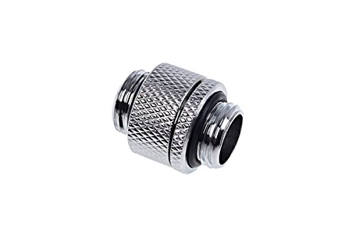 Alphacool Eiszapfen Doppelnippel drehbar G1/4 AG auf G1/4 AG - Chrome von Alphacool