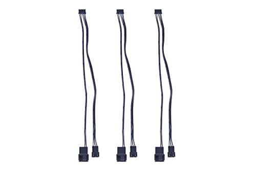 Alphacool 18619 Kabel EIS-Matrix 2 - Adapter 5-Pin auf PWM + 5V Digital RGB (3 Stück) je 20cm von Alphacool