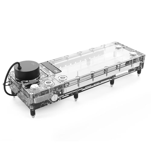 Alphacool Core Flat Reservoir 360 Rechts mit VPP Apex Pumpe [Wasser-Kühlsystem für Desktop-Computer, 500 ml, 360 x 125 x 45 mm] von Alphacool