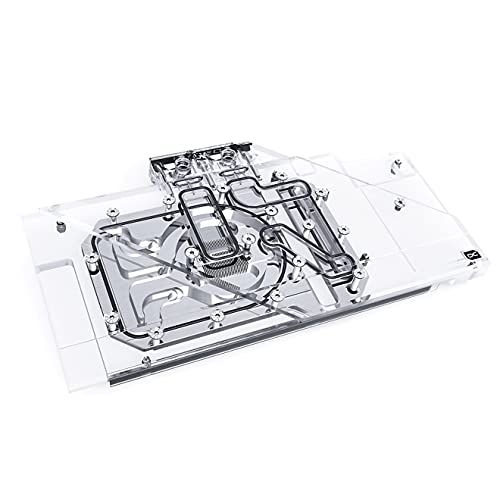 ALPHACOOL Eisblock Aurora GPX-A Radeon RX 6800/6800XT ROG Strix/TUF mit Backplate - Acryl + Nickel von Alphacool