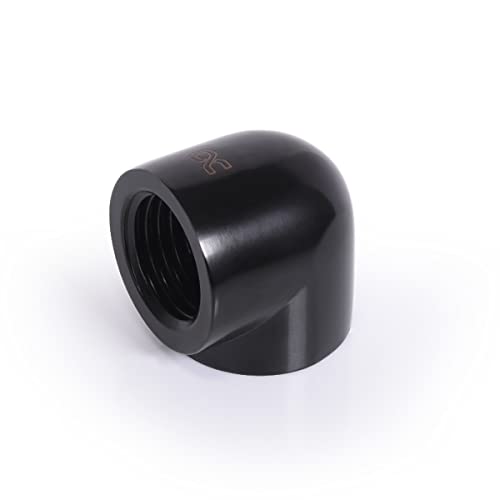 Alphacool Eiszapfen Adapter 90 Grad G1/4 Zoll IG auf G1/4 Zoll IG Wasserkühlung-Winkelverbinder von Alphacool