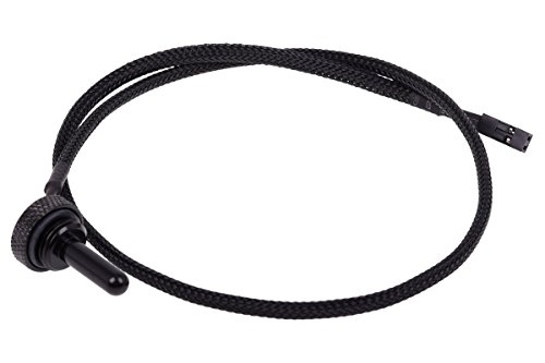 Alphacool Eiszapfen Temperatursensor G1 / 10.2 cm - schwarz von Alphacool
