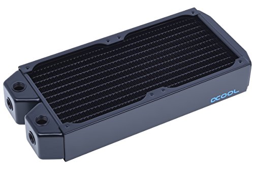 Alphacool 14164 NexXxoS XT45 Full Copper 240mm Radiator - CPU Wasserkühlung - Kupfer/schwarz von Alphacool