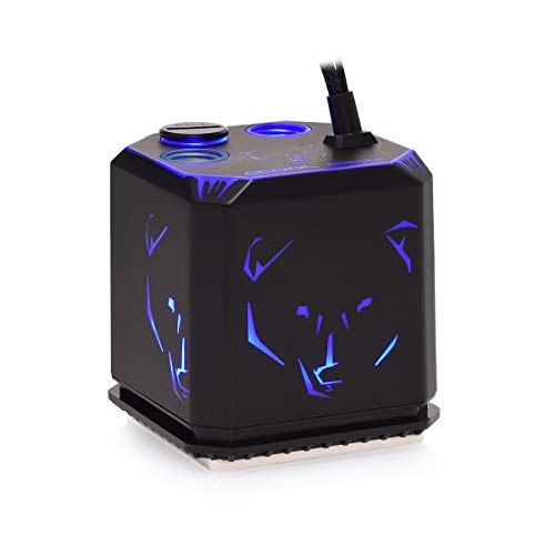 Pompe Wasserkühlung mit Wasserblock-CPU, Alphacool Eisball, Aurora, Solo, RGB (Noir) von Alphacool