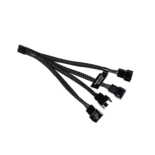 Alphacool Y-Kabel Y-Kabelsplitter 4-Pin auf 4X 4-Pin PWM, 15cm von Alphacool