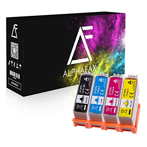 Alphafax 4 Tintenpatronen kompatibel für Epson 378XL Expression Photo XP-8500 XP-8505 XP-8000 XP-8005 XP-8600 Epson Expression Photo HD XP-15000 von Alphafax