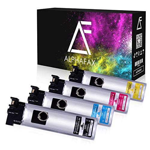 Alphafax 4 Tintenpatronen kompatibel für Epson Workforce Pro WF-C5210DW WF-C5290DW WF-C5710DWF WF-C5790DWF C13T945140 T9451 von Alphafax
