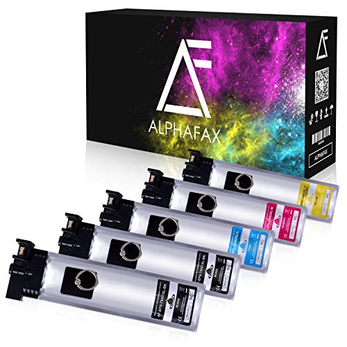 Alphafax 5 Tintenpatronen kompatibel für Epson Workforce Pro WF-C5210DW WF-C5290DW WF-C5710DWF WF-C5790DWF C13T945140 T9451 von Alphafax