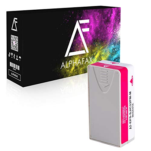 Alphafax Patronen kompatibel mit Epson SJIC22P für Epson ColorWorks C 3500 TM-C 3500 [MIT CHIP] Magenta von Alphafax