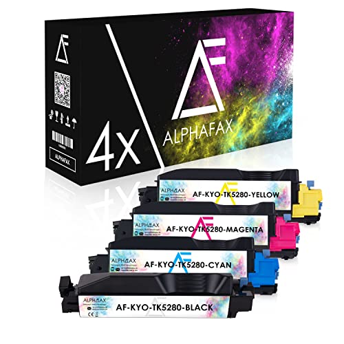 Alphafax Set 4 Toner kompatibel für Kyocera TK5280 TK-5280 ECOSYS M6235CIDN M6635CIDN P6235CDN Alphafax Set 4 Toner kompatibel für Kyocera TK5280 TK-5280 ECOSYS M6235CIDN M6635CIDN P6235CDN von Alphafax