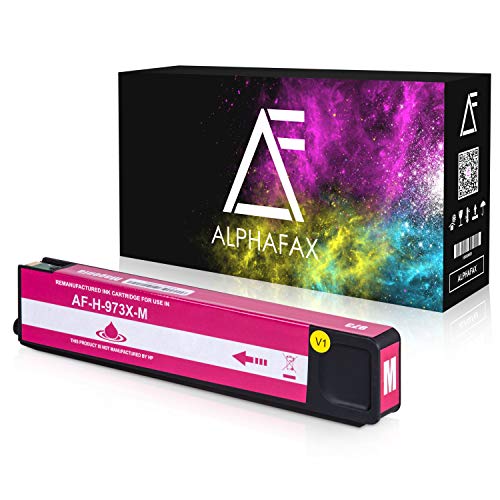 Alphafax Tintenpatrone kompatibel mit HP 973X für PageWide Pro 452dn 452dw 452dwt 477dn 477dw 477dwt 552dw 577dw 577z - Magenta von Alphafax