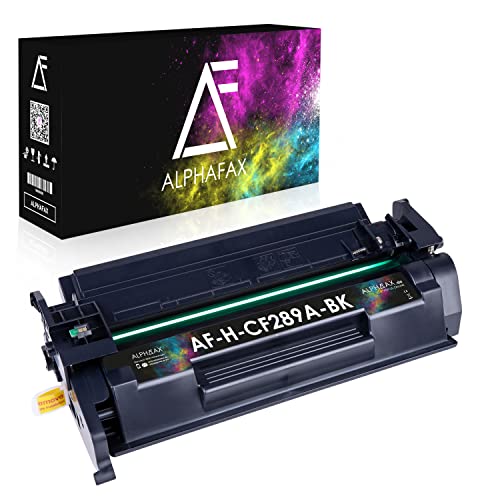 Alphafax Toner kompatibel mit HP CF289A für Laserjet Enterprise Flow MFP M528c MFP M528 MFP M528z M507dn M507dng M507n M507 M507x MFP M528dn MFP M528f Laserjet Managed E50145d- 89A von Alphafax