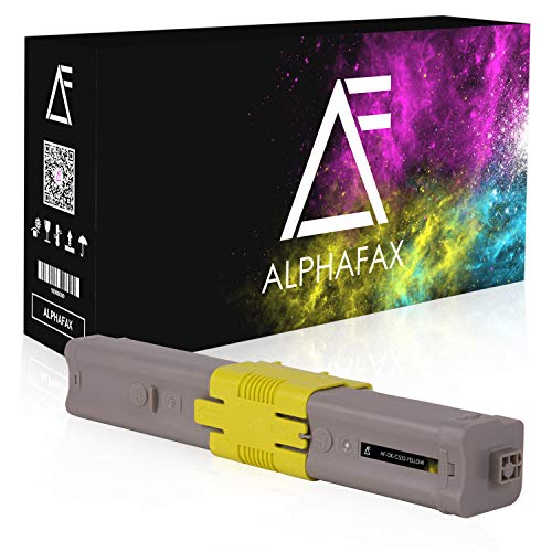 Alphafax Toner kompatibel mit Oki MC573-DN C532dn C542-DN MC563dn Yellow 6.000 Seiten von Alphafax