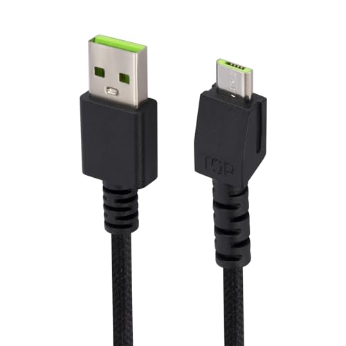 Alphatec USB-Ladekabel ersetzen, kompatibel mit Naga Pro, DeathAdder V2 Pro, Viper Ultimate, Basilisk Uitimate Mouse, Datensynchronisierung und Netzteil von Alphatec