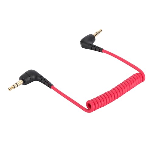 Ersatz gewickelt SC2 Kabel 3,5 mm Stereo TRS Stecker an 3,5 mm männlich Stereo TRS Ausgang Anschluss Kabel Verbindet Audio Mixer/Mikrofone zu Kamera/Blockflöten von Alphatec