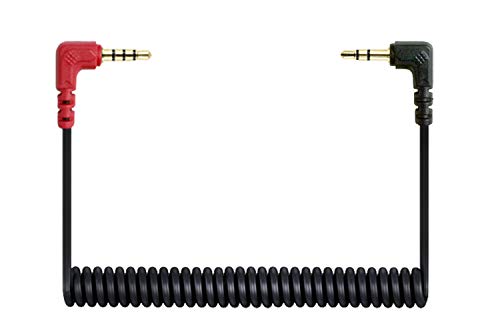 Ersatz gewickelt SC7 Kabel 3,5 mm TRRS zu TRS - Mikrofon/Audio/Lavalier zu Smartphone Draht für RODE VideoMicro VideoMic Go BOYA 80cm Ersatz gewickelt SC7 Kabel 3,5 mm TRRS zu TRS - Mikrofon/Audio/Lavalier zu Smartphone Draht für RODE VideoMicro VideoMic Go BOYA 80cm von Alphatec