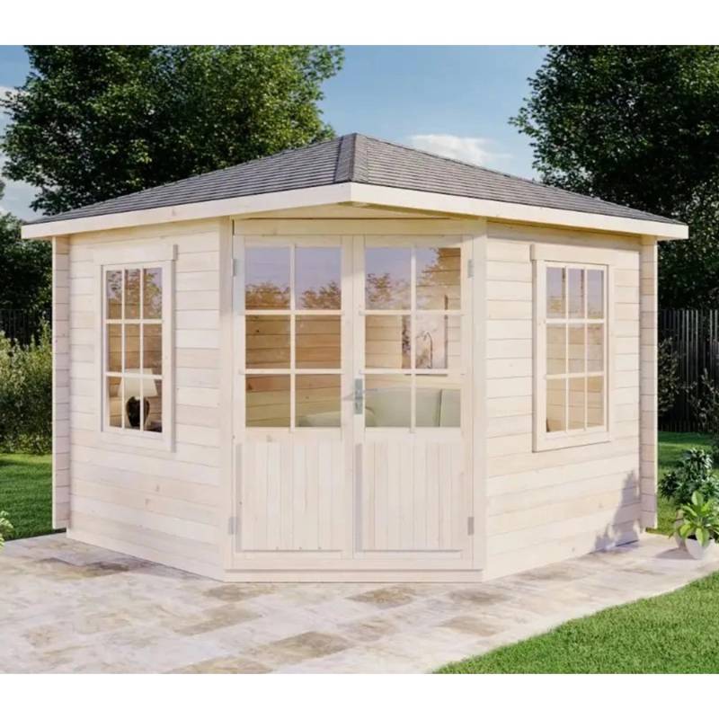 Alpholz Gartenhaus Monica-28 Natur 300 cm x 300 cm mit Spitzdach Alpholz Gartenhaus Monica-28 Natur 300 cm x 300 cm mit Spitzdach von Alpholz