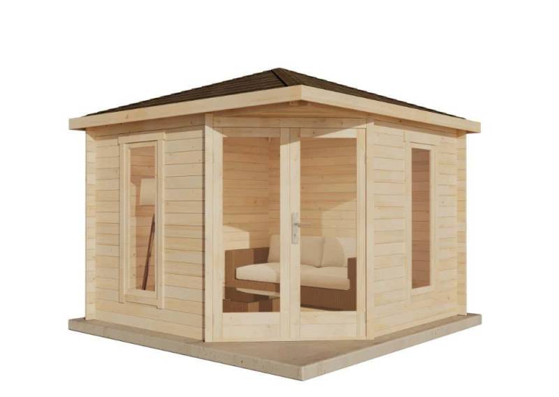 Alpholz Gartenhaus Holz 5-Eck Liwa Compact, BxT: 300x300 cm von Alpholz