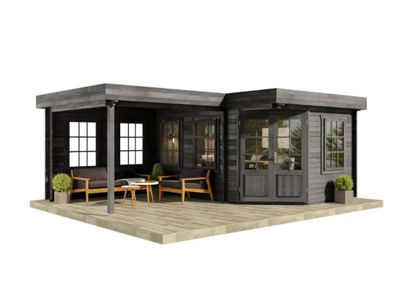Alpholz Gartenhaus Holz 5-Eck Pepe, BxT: 618x462 cm von Alpholz