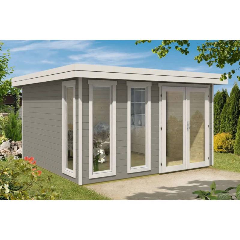 Alpholz Gartenhaus Aldo-28 B Flachdach Unbehandelt 445 cm x 428 cm Alpholz Gartenhaus Aldo-28 B Flachdach Unbehandelt 445 cm x 428 cm von Alpholz