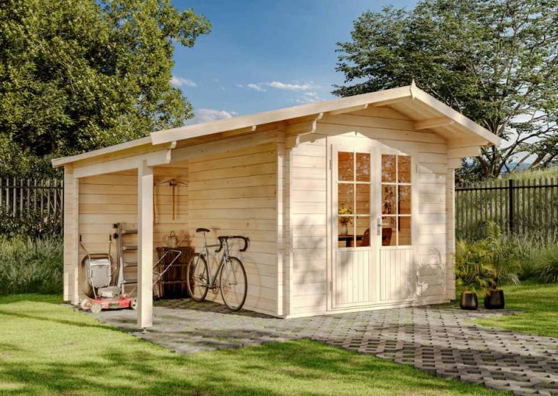 Alpholz Gartenhaus Anna-44 ISO mit Seitendach, BxT: 490x365 cm von Alpholz