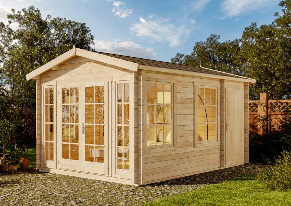 Alpholz Gartenhaus Kim-40, BxT: 340x460 cm, Braun von Alpholz