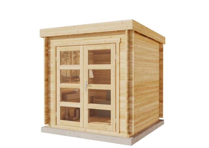 Alpholz Gartenhaus Holz Paloma Petit, BxT: 234x234 cm, in Grau (Imprägniert) Inkl. Fußboden mit 28mm Wandstärke Alpholz Gartenhaus Holz Paloma Petit, BxT: 234x234 cm, in Grau (Imprägniert) Inkl. Fußboden mit 28mm Wandstärke von Alpholz