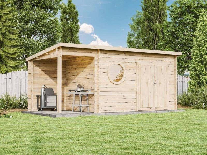 Alpholz Gartenhaus Maria-Rondo 44 C, BxT: 550x275 cm von Alpholz