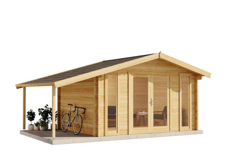 Alpholz Gartenhaus Holz Mirko Modern D, BxT: 521x350 cm von Alpholz
