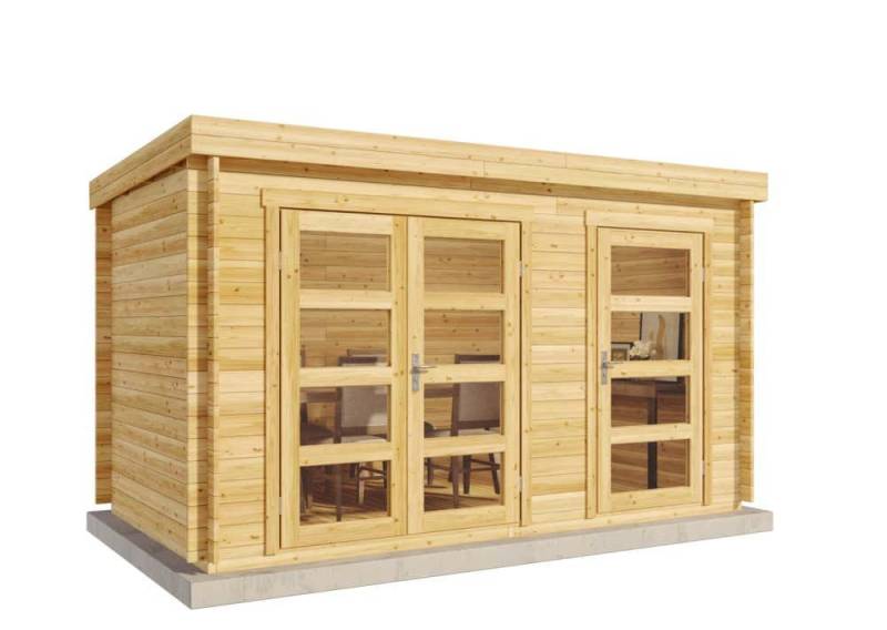 Alpholz Gartenhaus Holz Paloma Grande, BxT: 404x234 cm, Mit Fußboden von Alpholz