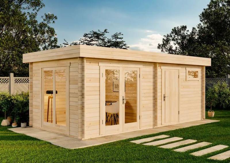 Alpholz Gartenhaus Holz Vönix-40 ISO, BxT: 618x320 cm von Alpholz