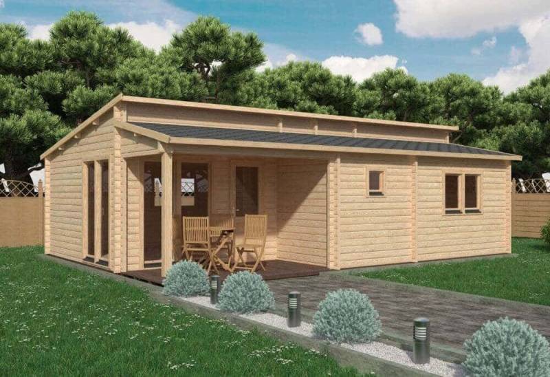 Alpholz Gerätehaus Holz Garten-und Freizeithaus Iberica, BxT: 656x921 cm, in Naturbelassen Inkl. Fußboden mit 68mm Wandstärke Alpholz Gerätehaus Holz Garten-und Freizeithaus Iberica, BxT: 656x921 cm, in Naturbelassen Inkl. Fußboden mit 68mm Wandstärke von Alpholz