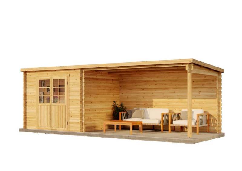 Alpholz Gerätehaus Brilon 28-A, BxT: 697x254 cm, Beige von Alpholz