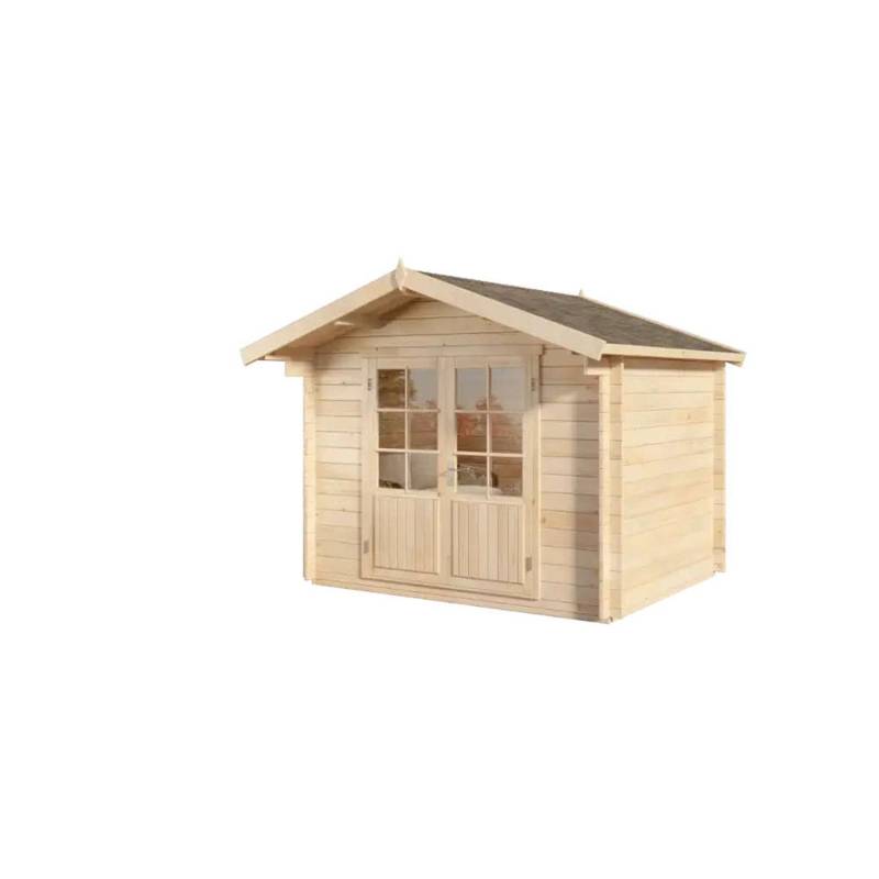 Alpholz Gartenhaus Roger-34 Satteldach Unbehandelt 320 cm x 310 cm von Alpholz