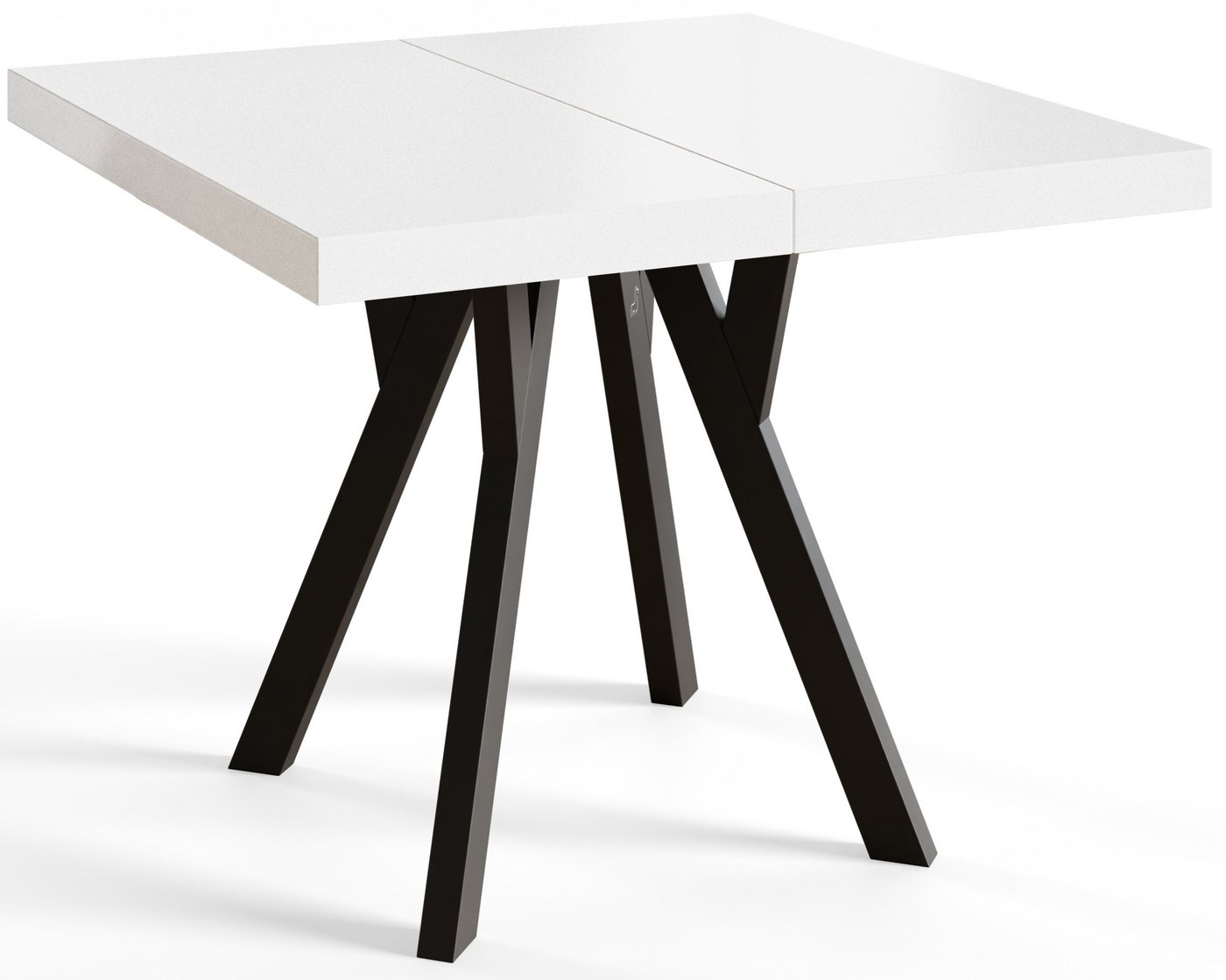 Alpi-Möbel Esstisch Wohnzimmertisch - Ausziehbarer rechteckiger Tisch - Weiß, Ausziehbar, 2 x Einsatz 50 cm Alpi-Möbel Esstisch Wohnzimmertisch - Ausziehbarer rechteckiger Tisch - Weiß, Ausziehbar, 2 x Einsatz 50 cm von Alpi-Möbel