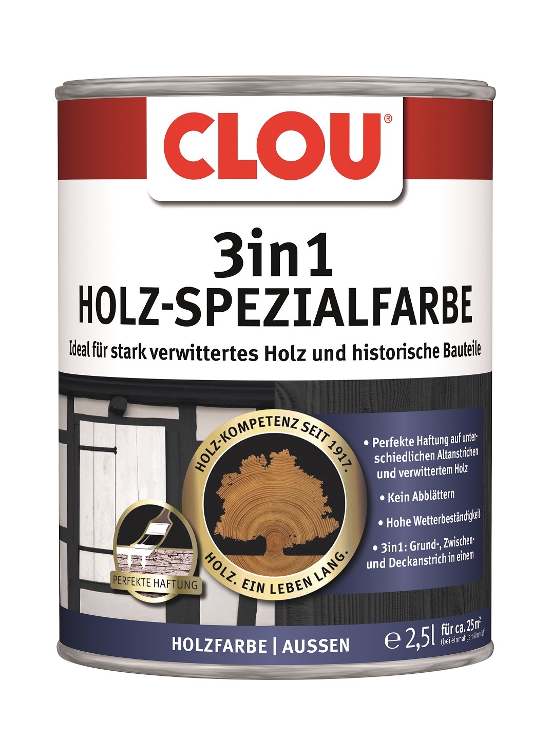3in1 Holz-Spezialfarbe 3in1 Holz-Spezialfarbe von Alpina - Clou