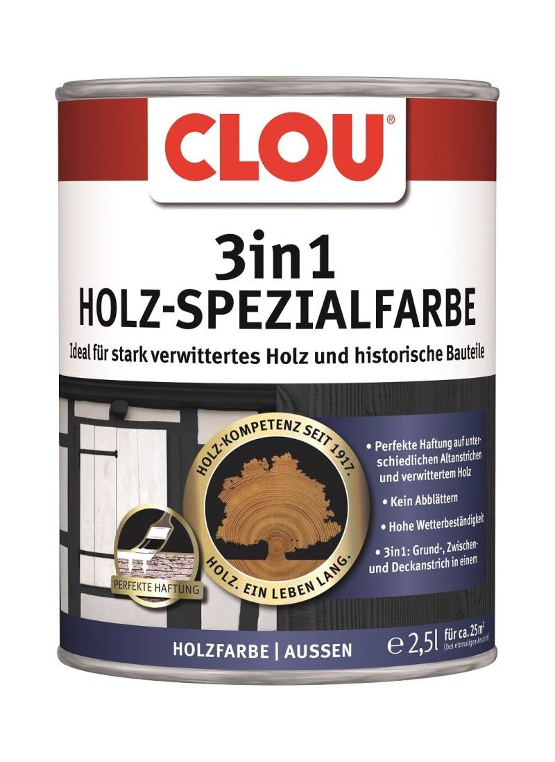 3in1 Holz-Spezialfarbe 3in1 Holz-Spezialfarbe von Alpina - Clou