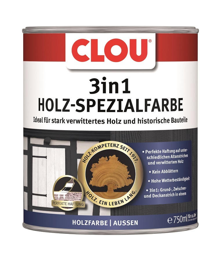 3in1 Holz-Spezialfarbe 3in1 Holz-Spezialfarbe von Alpina - Clou