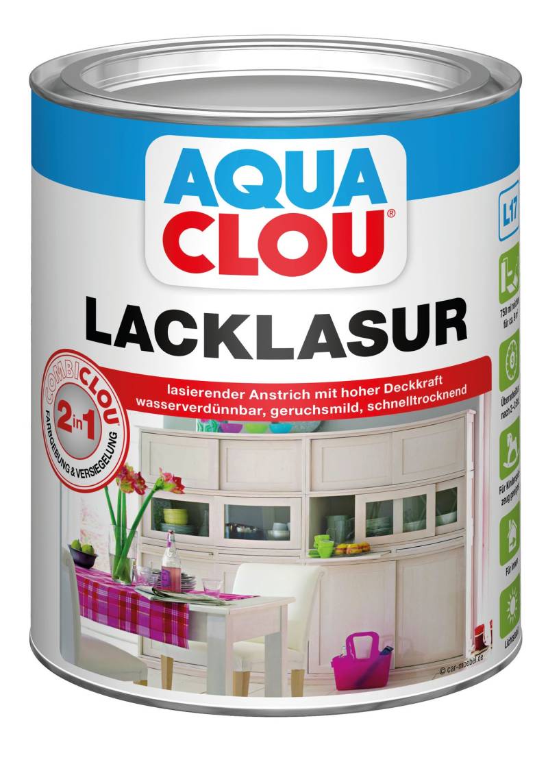 AQUA Lacklasur 750 ml von Alpina - Clou