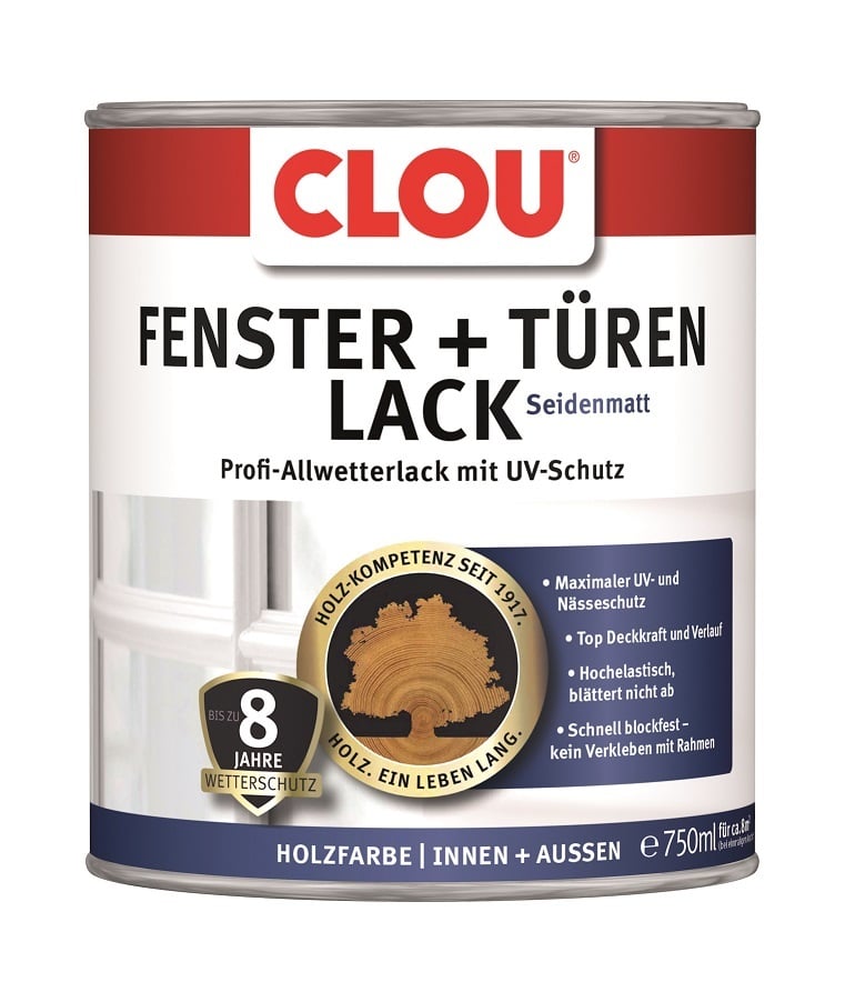 Fenster- und Türenlack 750ml von Alpina - Clou