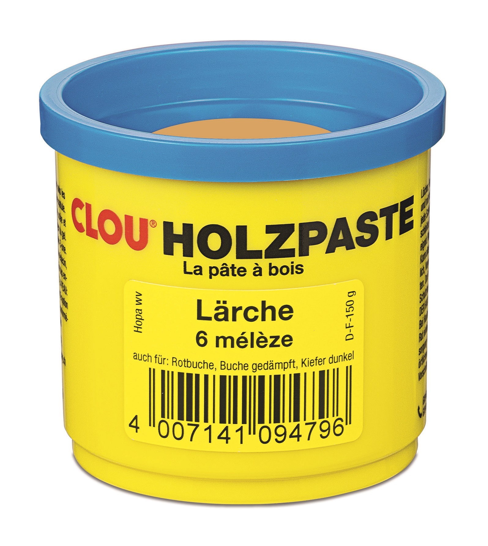 Holzpaste Nr. 6 Lärche 150 g Dose von Alpina - Clou