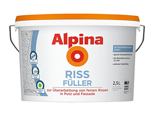 Alpina Rissfüller 2,5 Liter weiß matt von Alpina