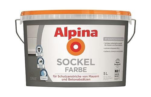 Alpina Sockelfarbe 5 Liter Schiefer matt von Alpina