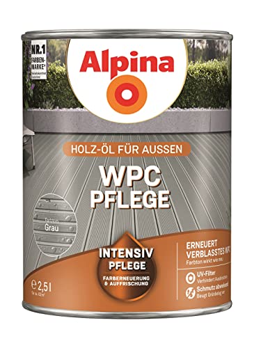 Alpina WPC-Pflege Grau 2,5 Liter von Alpina